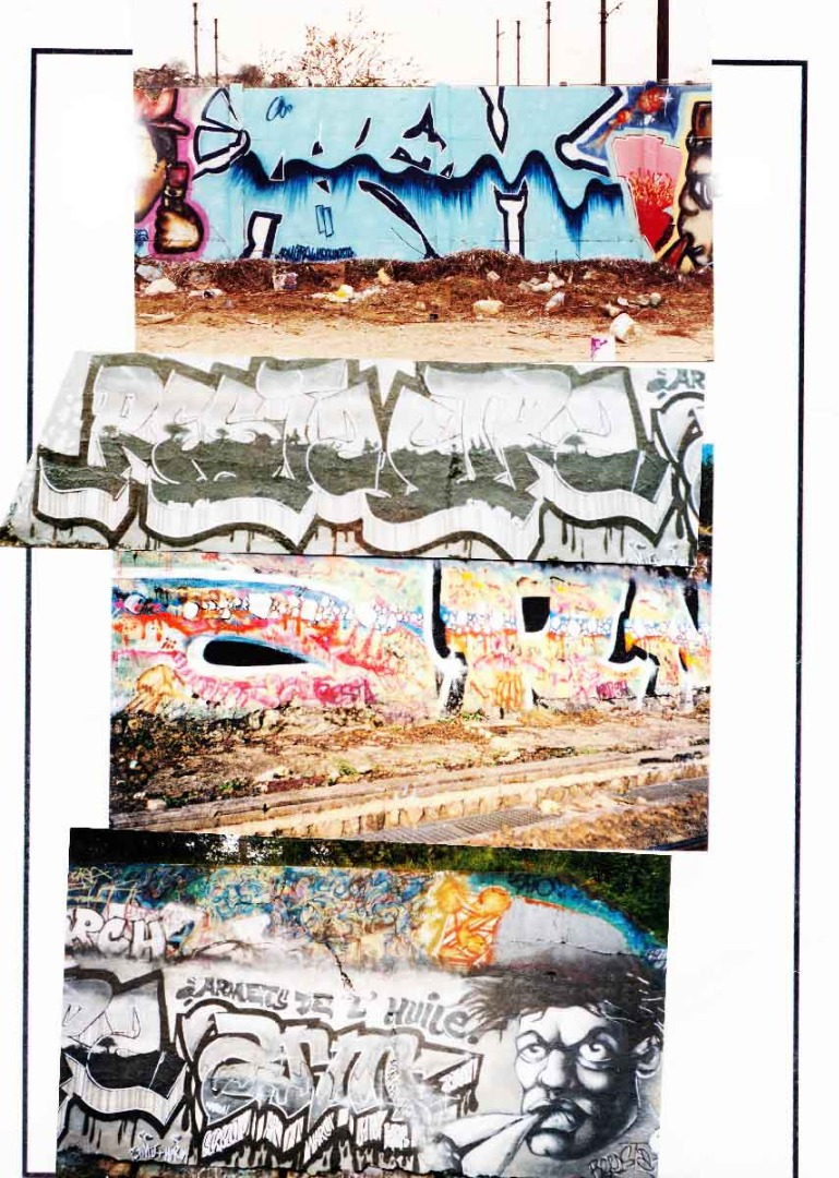 Old school graff Paris